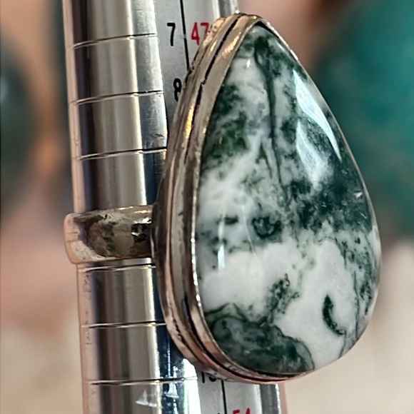 #571 Tree Agate Handcrafted Ring Size 5.5 NWOT - Picture 13 of 16